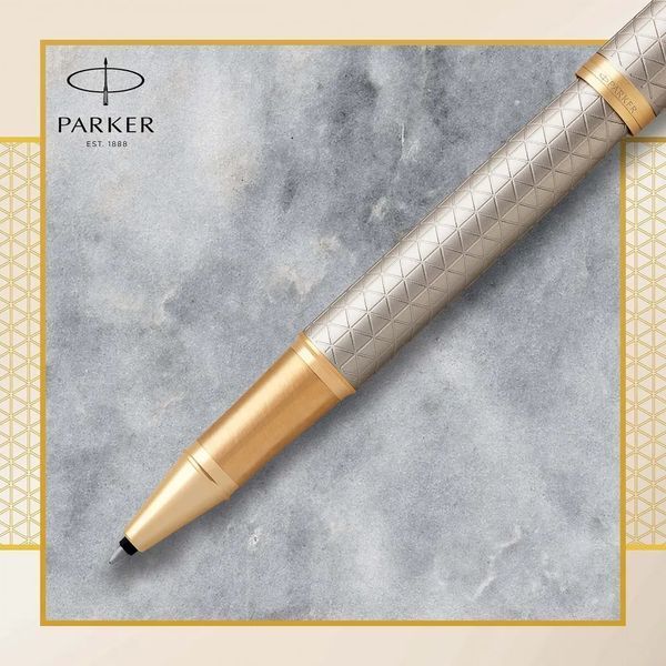Ручка-ролер Parker 24 122 Parker IM Premium Warm Silver GT RB 24 122 523508 фото