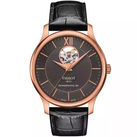 Tissot Tradition Powermatic 80 Open Heart T063.907.36.068.00 T063.907.36.068.00 фото