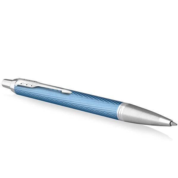 Ручка кулькова Parker 24 932 IM Premium Blue Grey CT BP 24 932 523516 фото